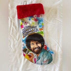 Bob Ross Christmas Stocking